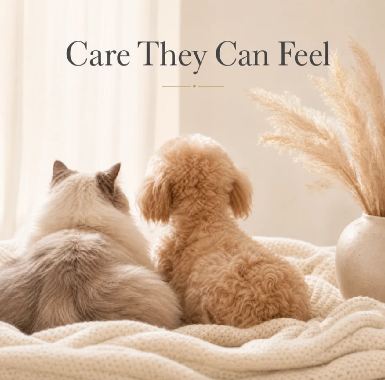 Universal Pet Detangling Brush, Massages Out Knots &amp; Mats. 19cm, for Long/Short Hair, Soothing