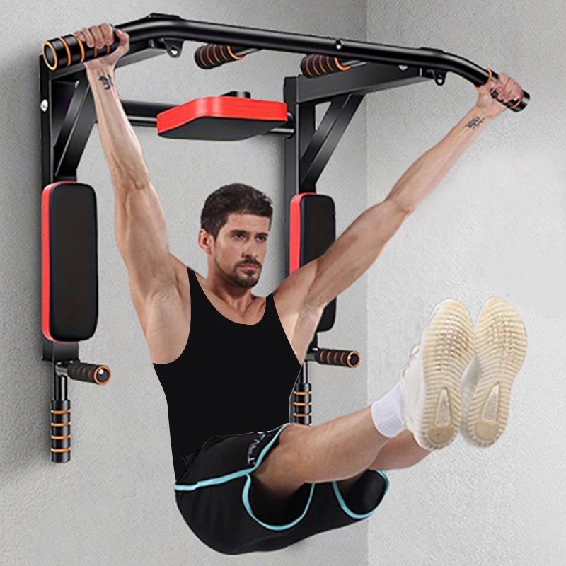 Multifunctional Wall-Mounted Pull-Up Bar, The Upward Pull-Up Bar Is Used for Indoor Home Gym Workouts, Pull-Up Fitness Support